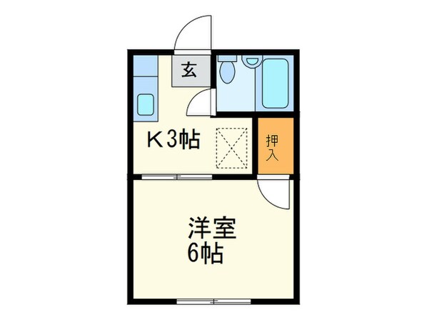 桑野ハイムの物件間取画像